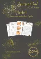 Vorschau - Unterrichtsreihen - Lesen und malen/Lesen und Verstehen - Deckblatt