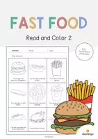 Aperçu - Cartes d'exercices - READ & COLOR: Pack XXL de ressources pour les cours d’anglais - Page 1