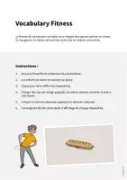 Aperçu - Jeux - Fast Food / Restauration rapide: Vocabulary Fitness (Fitness du vocabulaire) - Page 1