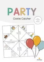 Aperçu - Jeux - Party / Fête: Cootie Catcher (Jeu pour le cours d'anglais) - Page de couverture