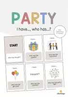 Aperçu - Matériel pour travaux manuels / dessin - PARTY: Pack XXL de ressources pour les cours d’anglais (Fête) - Page 1