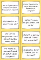 Aperçu - Cartes / Images - Gesprächskarten Freundschaft deutsch - Cartes de discussion Amitié allemand - Page 3