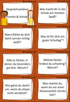 Aperçu - Cartes / Images - Gesprächskarten Lernen deutsch - Cartes de discussion Apprentissage - Page 1