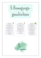 Vorschau - Text - Bewegungsgeschichten (Lesen in Bewegung) - Deckblatt