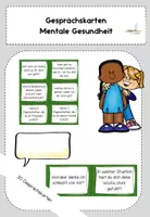 Aperçu - Cartes / Images - Gesprächskarten mentale Gesundheit - Cartes de discussion Santé mentale allemand - Page de couverture