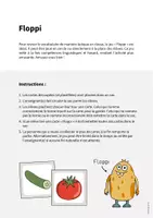 Aperçu - Jeux - Vegetables / Légumes: Floppi (Jeu pour le cours d'anglais) - Page 1