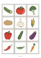 Aperçu - Jeux - Vegetables / Légumes: Floppi (Jeu pour le cours d'anglais) - Page 2