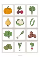 Aperçu - Jeux - Vegetables / Légumes: Floppi (Jeu pour le cours d'anglais) - Page 3
