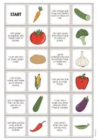 Aperçu - Jeux - Vegetables / Légumes: Reading Domino (Jeu pour le cours d'anglais) - Page 2
