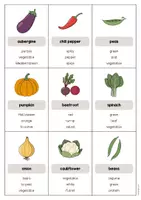 Aperçu - Jeux - Vegetables / Légumes: Don’t say it! (Jeu pour le cours d'anglais) - Page 3