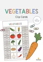 Aperçu - Cartes / Images - Vegetables / Légumes: Clip Cards (Cartes à pince pour le cours d'anglais) - Page de couverture