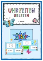 Vorschau - Spiele - Uhrzeiten ablesen_Spiel Smartboard 1./2. Klasse - Deckblatt