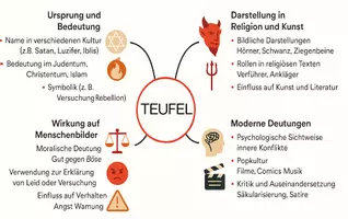 Vorschau - Arbeitsblätter - Arbeitsblätter zum Thema "Teufel" + Lösung & MP3 + Mindmap + Infografik - Seite 3