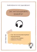 Vorschau - Aufgabenkarten - Philosophieren mit Jugendlichen I : "Der verschwundene Kopfhörer" - Seite 1