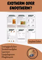 Vorschau - Arbeitsblätter - Exotherm oder endotherm? - Energie bei chemischen Reaktionen - Deckblatt