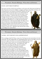 Vorschau - Arbeitsblätter - Römische Mythologie - Weitere Götter und Göttinnen - Wissenskartei und Steckbriefe - Seite 3