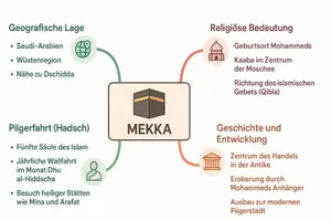 Vorschau - Arbeitsblätter - Arbeitsblätter zum Thema "Mekka" + Lösung & MP3 + Mindmap + Infografik - Seite 2
