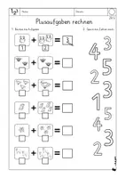 Vorschau - Arbeitsblätter - Plusaufgaben, ZR 5, Materialpaket, Mathe, 1 Klasse - Seite 3
