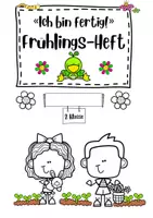 Vorschau - Stationenlernen - "Ich bin fertig"- Heft Frühlingsedition 2. Klasse - Seite 1