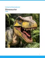 Vorschau - Unterrichtsreihen - Dinosaurier entdecken – Biologie-Unterrichtseinheit für SEK I - Deckblatt