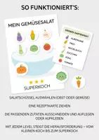 Vorschau - Spiele - Lernspiel Sortierspiel für Kinder, PDF Montessori inspiriert Zuordnungsspiel, Obst Gemüse lernen, Kindergarten Aktivitäten, Morgenkreis Idee - Seite 2