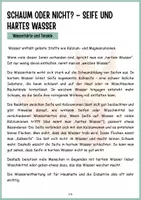Vorschau - Arbeitsblätter - Protokoll Wasserhärte & Tenside - Seife - Experimente, Arbeitsblätter, Zusatzaufgaben - Seite 2