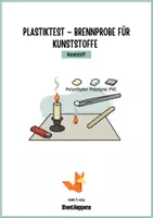 Vorschau - Arbeitsblätter - Protokoll Kunststoffe erkennen - Brennprobe - Experimente, Arbeitsblätter, Zusatzaufgaben - Seite 1
