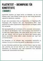 Vorschau - Arbeitsblätter - Protokoll Kunststoffe erkennen - Brennprobe - Experimente, Arbeitsblätter, Zusatzaufgaben - Seite 2