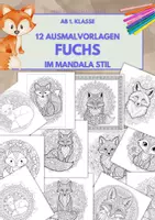 Vorschau - Arbeitsblätter - Fuchs Mandalas – 12 Ausmalbilder im Mandala-Stil 🦊 - Deckblatt