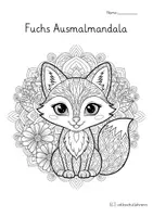 Vorschau - Arbeitsblätter - Fuchs Mandalas – 12 Ausmalbilder im Mandala-Stil 🦊 - Seite 2