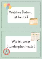 Vorschau - Präsentationen/Tafelbilder - Moderationskarten / Moderationsfächer für den Morgenkreis (neutral) - Seite 3