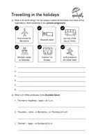 Vorschau - Arbeitsblätter - Travelling in the holidays - Future Tenses: Grammar (English) - Seite 1
