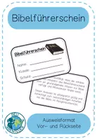 Vorschau - Mal- und Bastelvorlagen - Bibelführerschein - Deckblatt