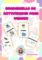Vista previa - Juegos / Gamificación - CUADERNILLO DE ACTIVIDADES PARA VACACIONES DE VERANO - Portada
