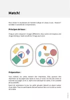 Aperçu - Jeux - 2D Shapes / Formes 2D: Match! (Jeu pour le cours d'anglais) - Page 1