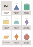 Aperçu - Jeux - 2D Shapes / Formes 2D: I have..., who has...? (Jeu pour le cours d'anglais) - Page 2