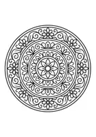 Vorschau - Mal- und Bastelvorlagen - Mandalas Im Garten - Seite 1