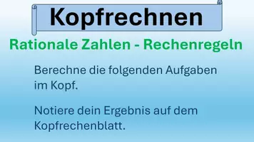 Vorschau - Spiele - Kopfrechnen Rationale Zahlen Rechenregeln Präsentation - Seite 2