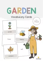 Aperçu - Fiches - Garden / Jardin: Vocabulary Cards (Cartes de mots) - Page de couverture
