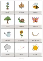 Aperçu - Fiches - Garden / Jardin: Vocabulary Cards (Cartes de mots) - Page 2