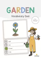 Aperçu - Jeux - Garden / Jardin: Vocabulary Quiz (Jeu de questions pour le cours d'anglais) - Page de couverture
