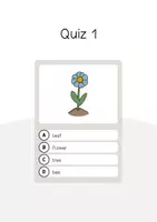 Aperçu - Jeux - Garden / Jardin: Vocabulary Quiz (Jeu de questions pour le cours d'anglais) - Page 3