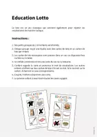 Aperçu - Jeux - Barbecue & Picnic / Barbecue et pique-nique: Education Lotto (Jeu pour le cours d'anglais) - Page 1
