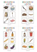 Aperçu - Jeux - Barbecue & Picnic / Barbecue et pique-nique: Education Lotto (Jeu pour le cours d'anglais) - Page 3