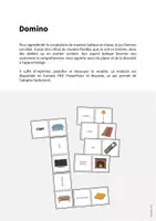 Aperçu - Jeux - Living Room / Salon: Domino (Jeu pour le cours d'anglais) - Page 1