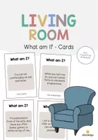 Aperçu - Jeux - Living Room / Salon: What am I? - Cards (Jeu pour le cours d'anglais) - Page de couverture