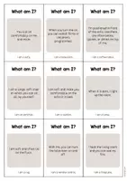 Aperçu - Jeux - Living Room / Salon: What am I? - Cards (Jeu pour le cours d'anglais) - Page 2