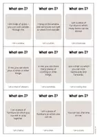 Aperçu - Jeux - Living Room / Salon: What am I? - Cards (Jeu pour le cours d'anglais) - Page 3
