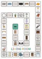 Aperçu - Jeux - Living Room / Salon: Vocabulary Game (Jeu pour le cours d'anglais) - Page 2
