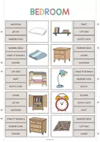 Aperçu - Cartes / Images - Bedroom / Chambre: Clip Cards (Cartes à pince pour le cours d'anglais) - Page 2